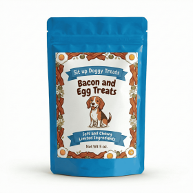 Sit Up Doggy Bacon and Egg Treats