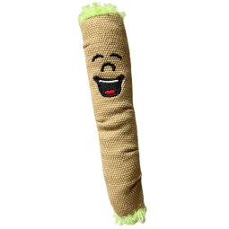 My Name is Lil B, Cute Stuffed Parody Blunt Cat Toy, Funny Catnip Weed Theme Toy, Cool Plush Novelty 420 Gift for Pets & Their Owners