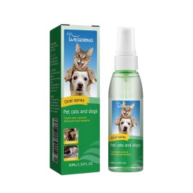 Yegbong Pet Tooth Deodorizer Spray for Dogs—Freshens breath, fights odors, and supports a cleaner, healthier smile.