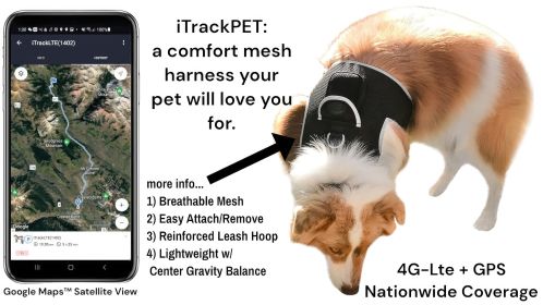 Find Pet Easily with Pet Tracker Mini GPS Collar for Dogs Tracking Device Size:XL