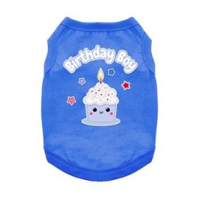 Birthday Boy Dog Shirt - Blue (Option: X-Small)