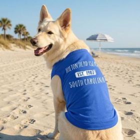 Hilton Head Island, SC Dog Shirt - Blue (Option: X-Small)