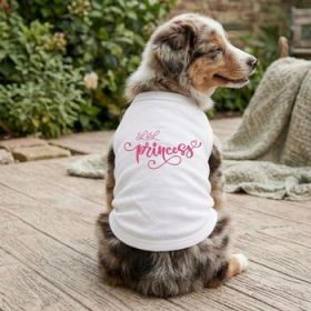 Lil Princess Dog Shirt - White (Option: Large)