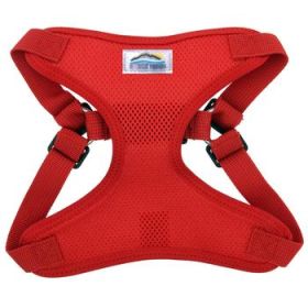 Wrap and Snap Choke Free Dog Harness by Doggie Design - Flame Red (Option: Medium)