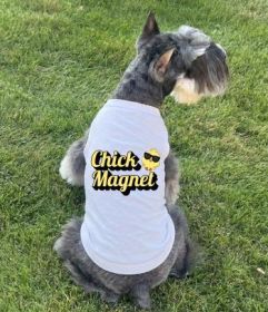 Chick Magnet Dog Shirt - White (Option: Small)