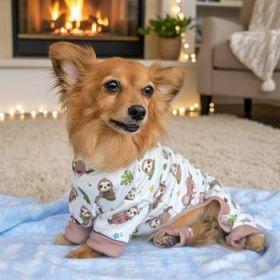 Soft Dog Pajamas - Sloths (Option: Small)