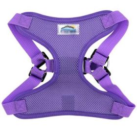 Wrap and Snap Choke Free Dog Harness by Doggie Design - Paisley Purple (Option: Small)