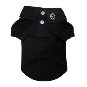 Solid Dog Polo - Jet Black (Option: Medium)